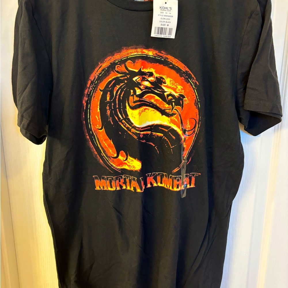 NWT Mortal Kombat Men’s Shirt, Size Medium